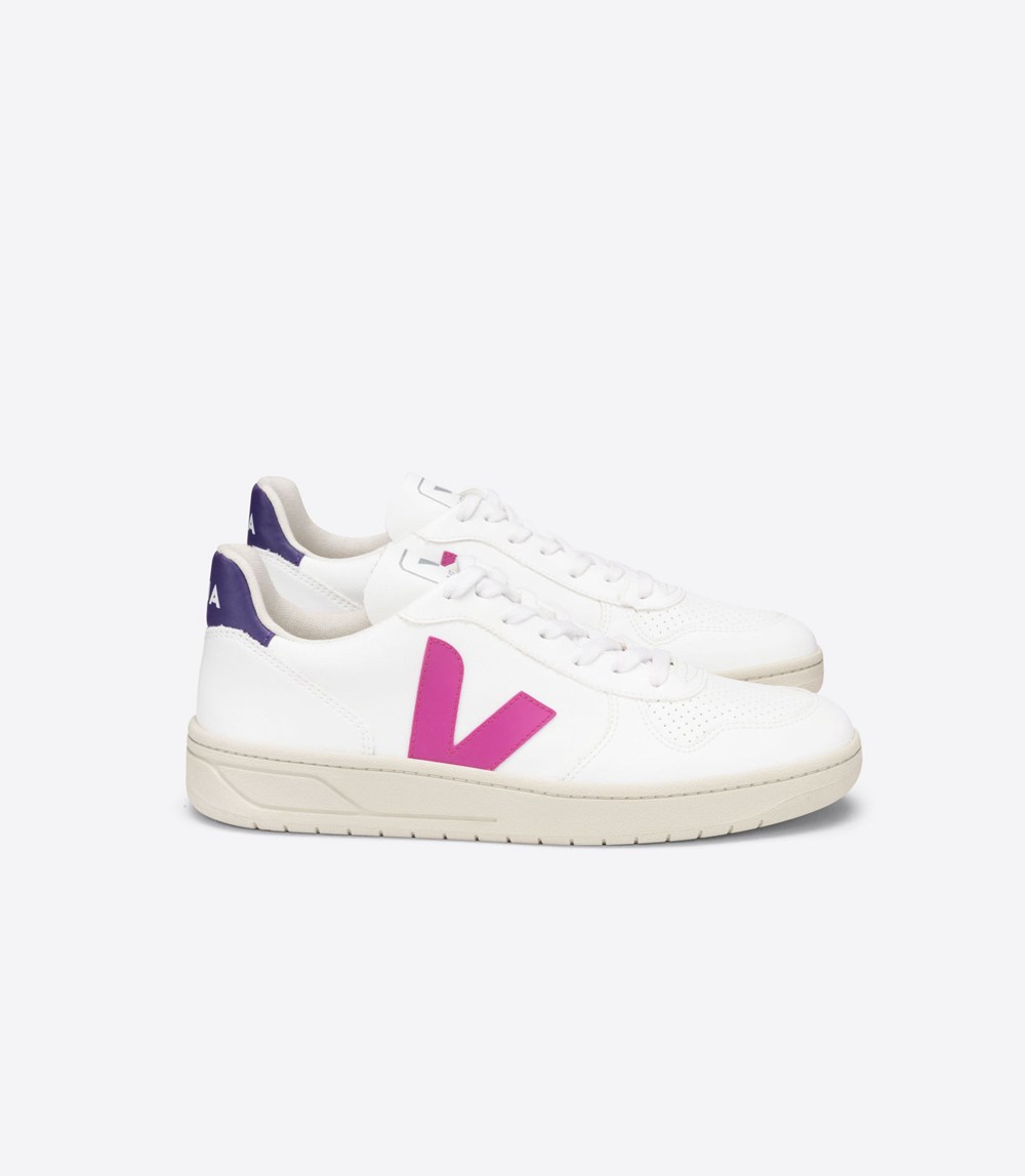Veja Sneakers Dames - V-10 Cwl - Wit - 0523-FSMHG